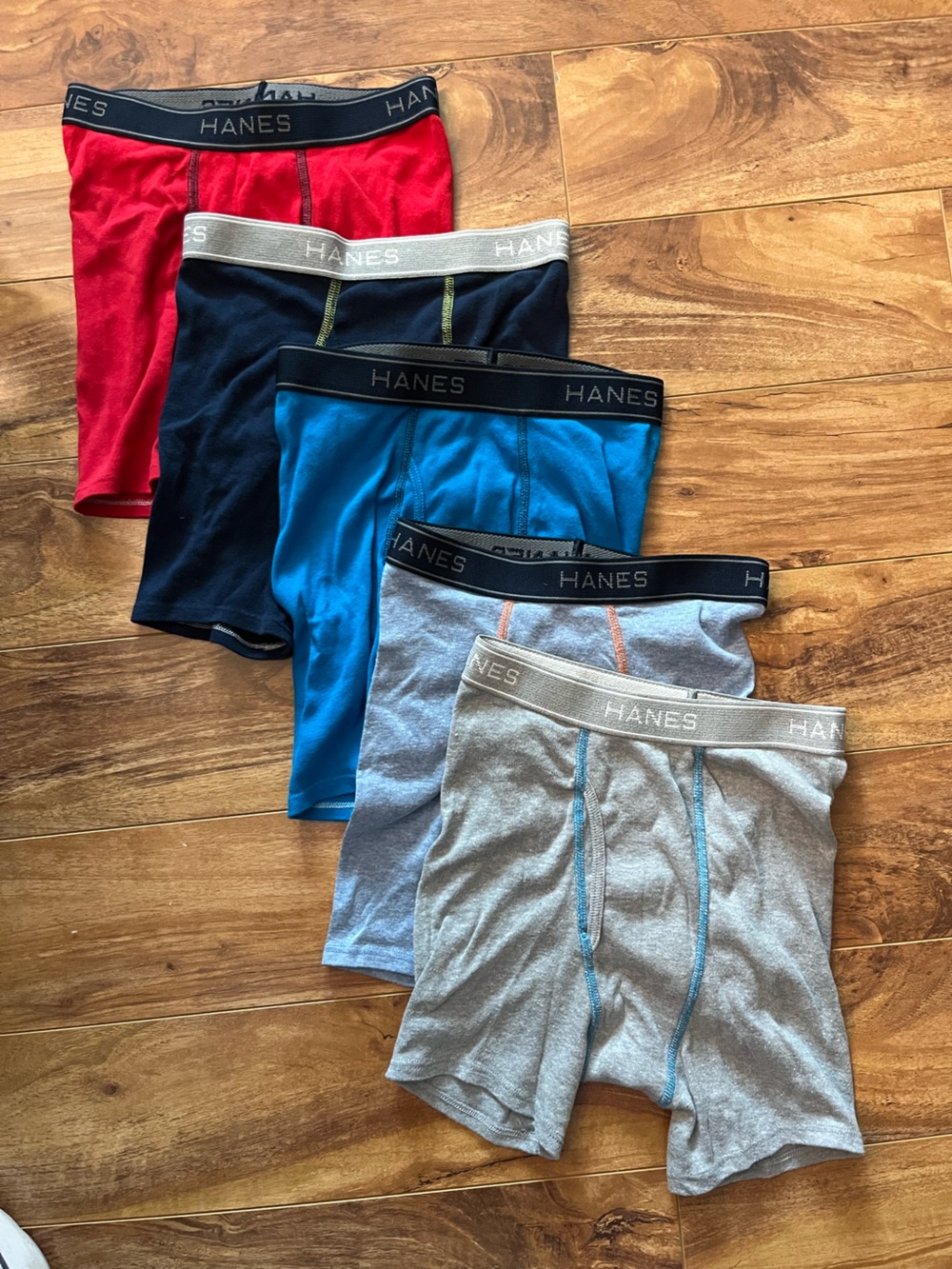Boys Hanes Cotton Boxer Briefs (L)